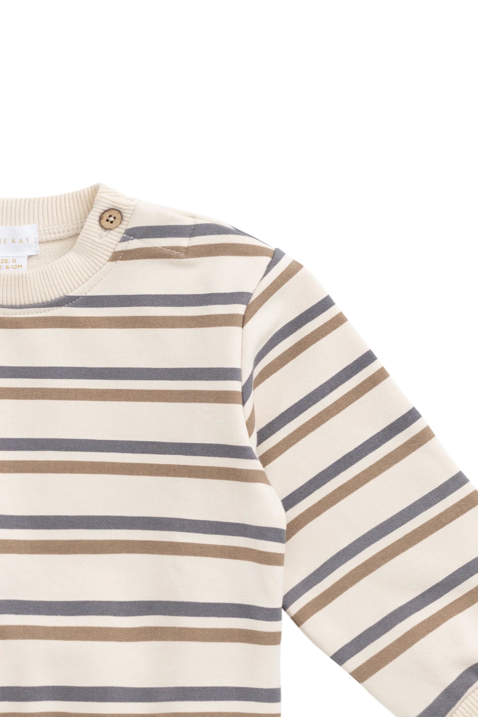 Organic Cotton Jalen Oversized Sweatshirt | Raynor Strip North Sea