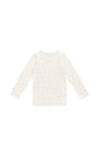 Organic Cotton Long Sleeve Top | Briella Whisper
