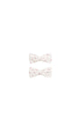 Organic Cotton Noelle 2pk Bow - Victoria Blush