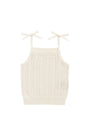 Aria Knitted Singlet | Parchment
