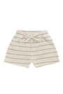 Organic Cotton Waffle Leith Short | General Stripe Cassava/Batch
