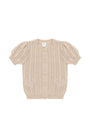 Aria Knitted Top | Oatmeal Marle