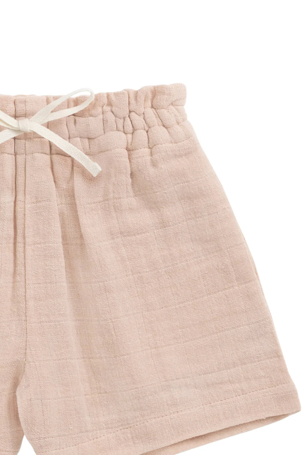 Organic Cotton Muslin Elodie Short | Chalky Pink