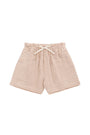 Organic Cotton Muslin Elodie Short | Chalky Pink