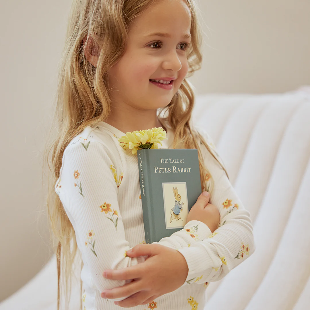 Long Sleeve Pajama Set - Daffodils