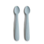 Silicone Feeding Spoons 2-Pack | Powder Blue