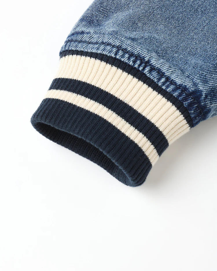Varsity Jacket | Indigo Demin