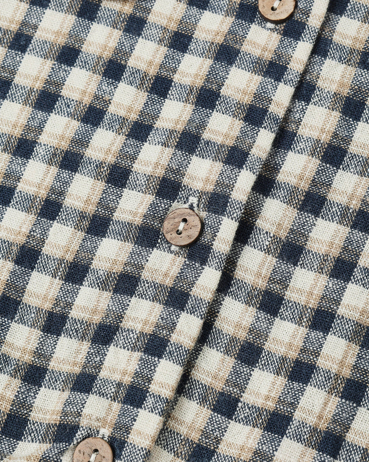 Prairie Blouse | Navy Check