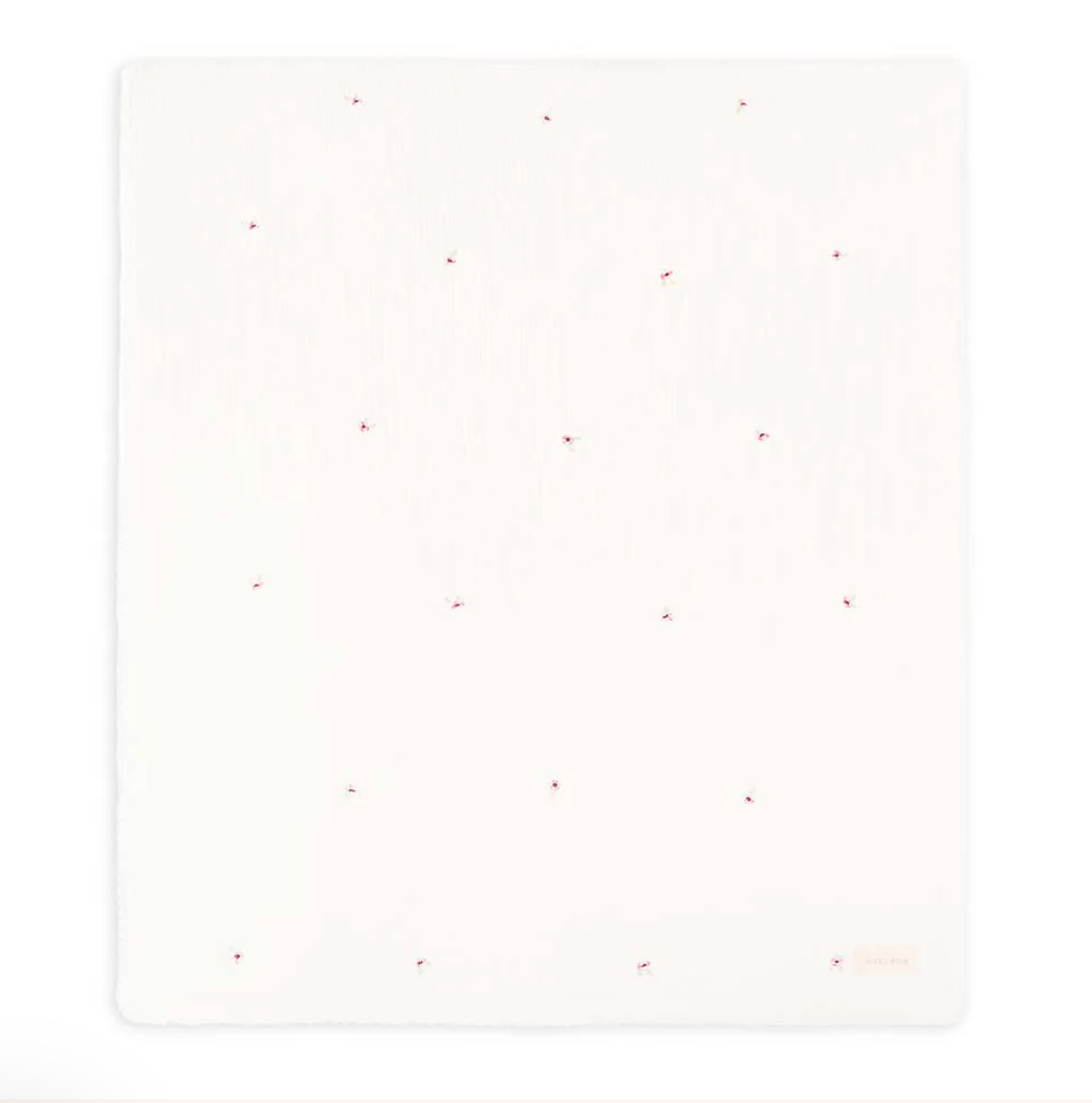 Embroidered Muslin Blanket | Anemone