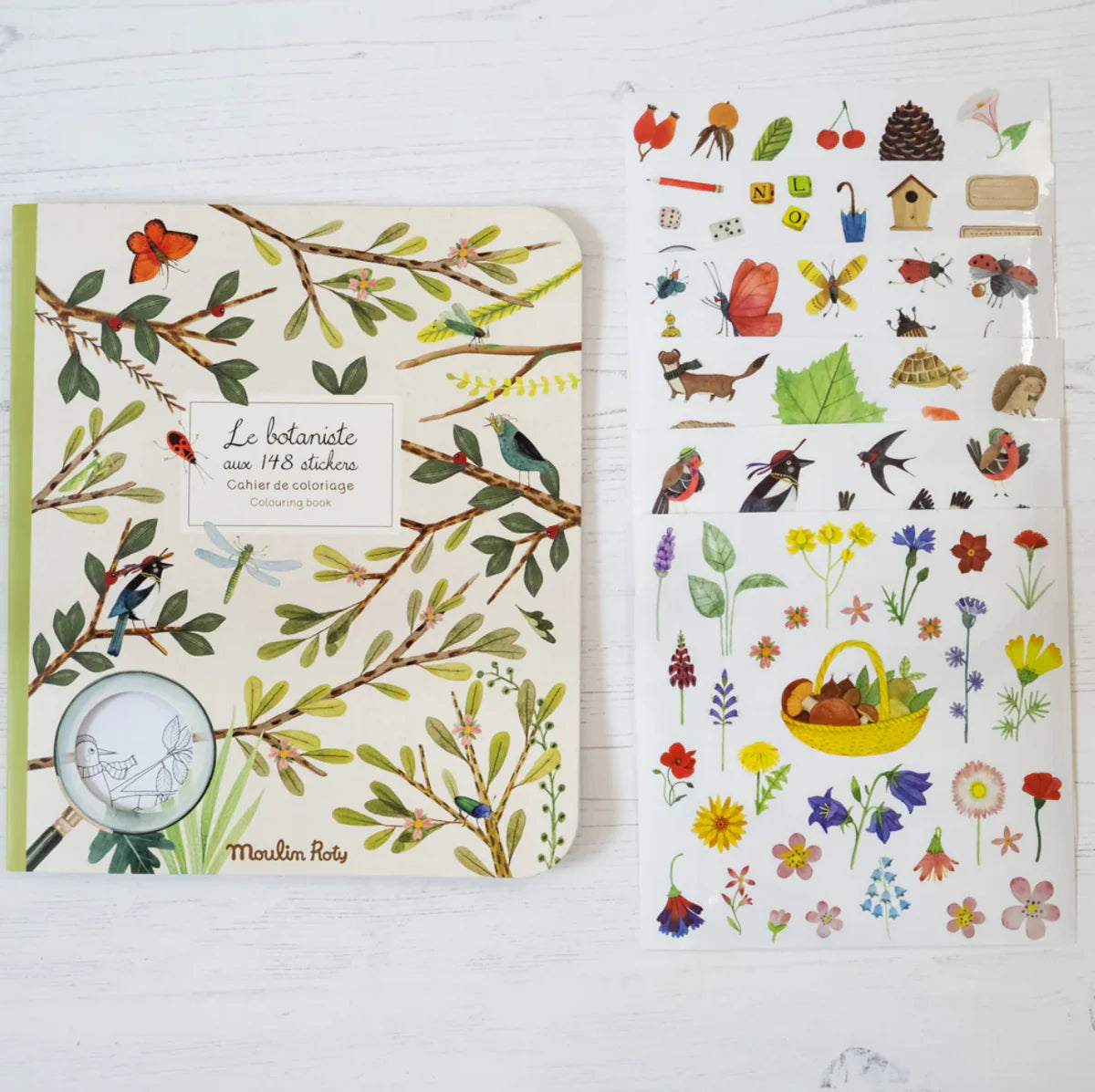 Colouring Book with Stickers | The Botanist