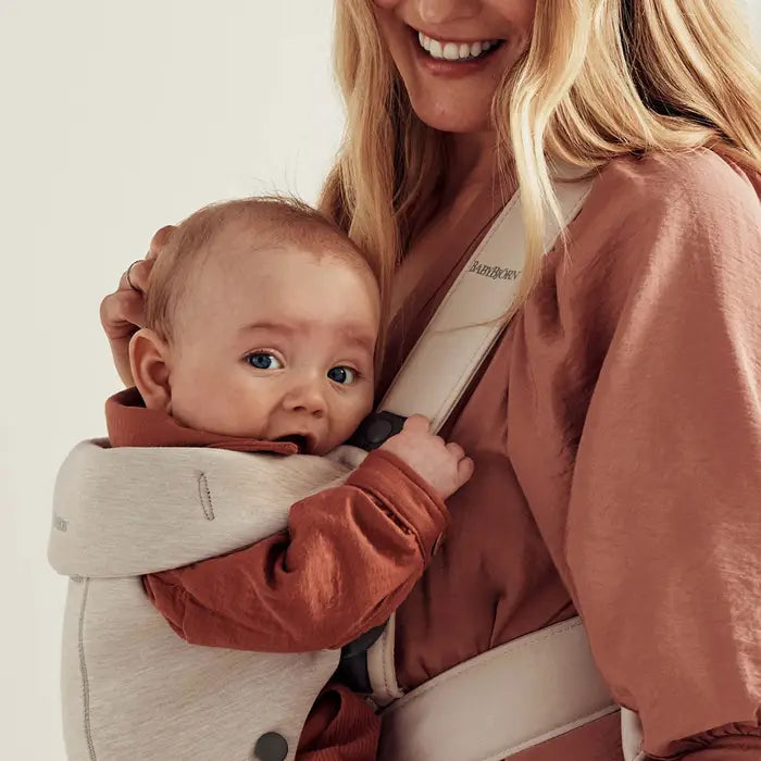 Baby Carrier Mini in 3D Jersey | Light Beige