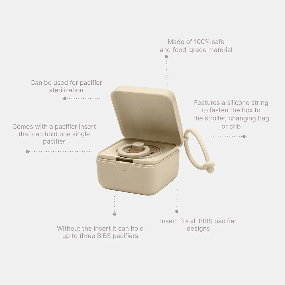 BIBS Pacifier Box Ivory