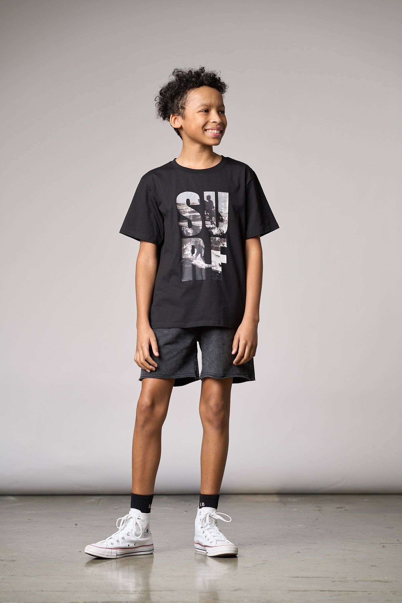 Acid Wash Raw Edge Harem Short