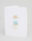 Happy Birthday Cake Topper Card