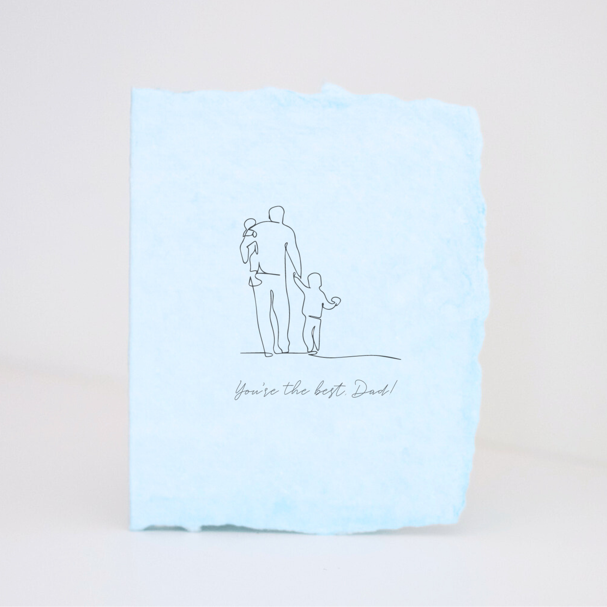 Carte &quot;Tu es le meilleur papa&quot;